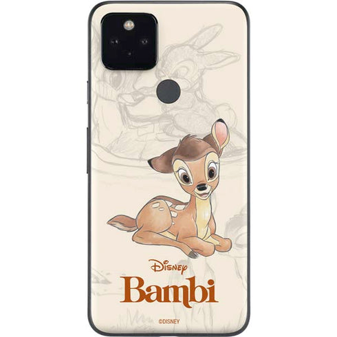 Disney Bambi Sketched Portrait Google Pixel 5a Skin
